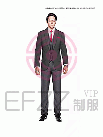 男職業裝西服設計圖364
