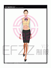 女職業(yè)裝襯衫馬夾設計圖225