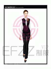 女職業裝襯衫馬夾設計圖239