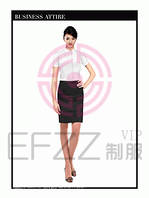 空姐職業服裝設計效果圖426