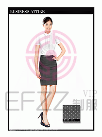 空姐職業服裝設計效果圖423