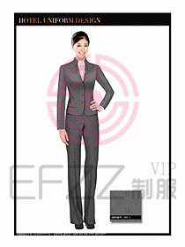 空姐職業服裝設計效果圖428