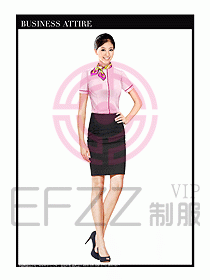 空姐職業服裝設計效果圖435