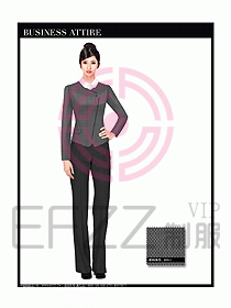 空姐職業(yè)服裝設(shè)計(jì)效果圖451