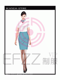 空姐職業(yè)服裝設(shè)計(jì)效果圖459