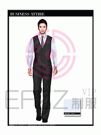 男職業裝商務馬夾設計135