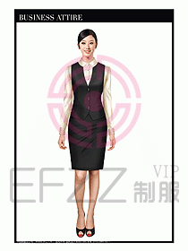 女時尚OL職業裝設計圖991