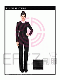 空姐職業(yè)服裝設(shè)計效果圖471