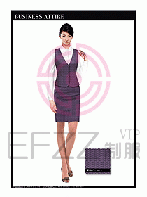 空姐職業服裝設計效果圖478