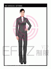 空姐職業服裝設計效果圖481
