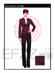 空姐職業服裝設計效果圖490