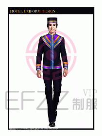 酒店門童行李生制服設計826