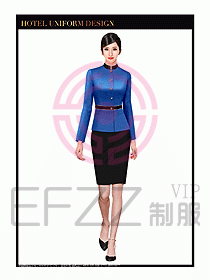 酒店餐飲服務員制服設計圖1333