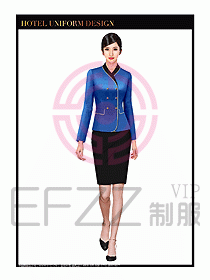 酒店餐飲服務員制服設計圖1341