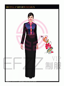 酒店餐飲咨客制服設(shè)計圖642
