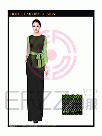 酒店西餐廳咨客制服設(shè)計圖357
