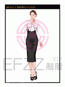 酒店西餐廳咨客制服設(shè)計圖383