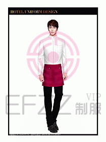 餐飲西餐廳服務員制服設計圖865