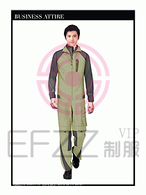 工程服馬夾服裝效果圖060