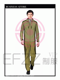 春秋款工程服服裝效果圖776