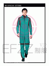 春秋款工程服服裝效果圖786