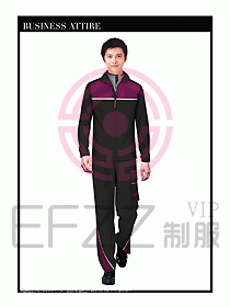 春秋款工程服服裝效果圖792