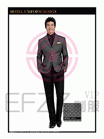 星級酒店制服經理職業裝355