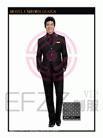 星級酒店制服經理職業裝357