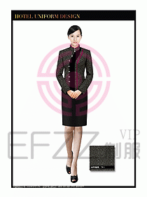 酒店服裝中餐服務員制服1356