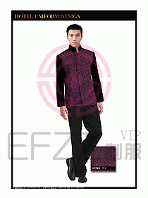 酒店服裝中餐服務員制服1359