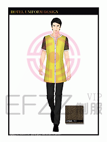酒店服裝中餐服務員制服1363