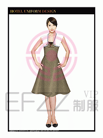 桑拿SPA咨客迎賓制服310