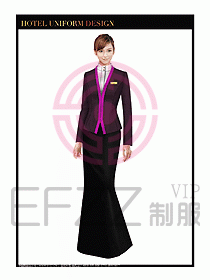 酒店餐廳咨客制服設(shè)計(jì)圖653