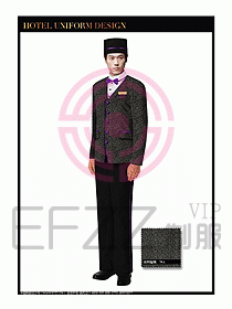 酒店門童行李生制服設計圖855