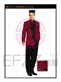 酒店門童行李生制服設計圖862