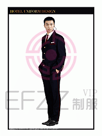 酒店門童行李生制服設(shè)計(jì)圖863
