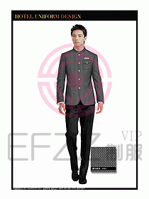 酒店門童行李生制服設計圖868