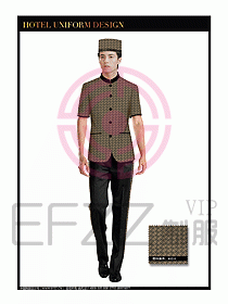 酒店門童行李生制服設計圖872