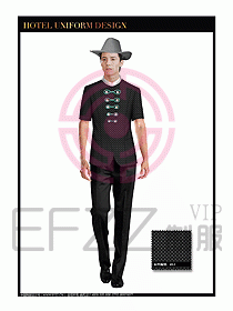 酒店門童行李生制服設計圖875