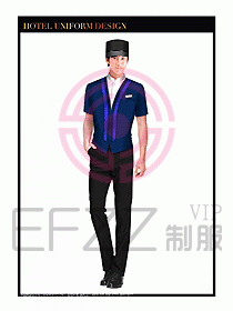 酒店門(mén)童行李生制服設(shè)計(jì)圖896