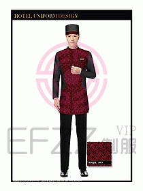 酒店門童行李生制服設(shè)計(jì)圖902