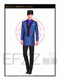 酒店門童行李生制服設計圖908