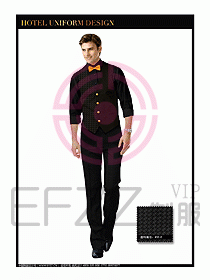 SPA休閑會(huì)所服務(wù)員制服設(shè)計(jì)331