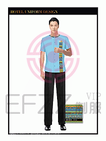 SPA休閑會所服務(wù)員制服設(shè)計349