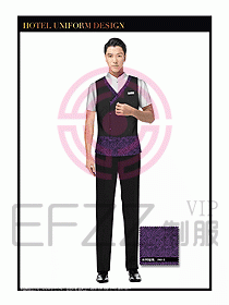 SPA休閑會(huì)所服務(wù)員制服設(shè)計(jì)355