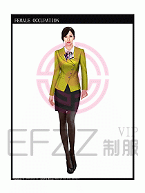 專賣店營業員服裝設計圖1004