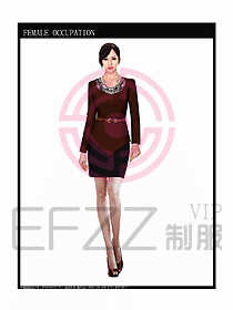 專(zhuān)賣(mài)店?duì)I業(yè)員服裝設(shè)計(jì)圖1020