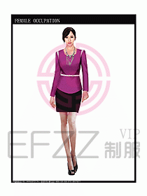 專賣店營業(yè)員服裝設計圖1022