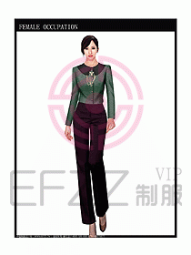 專(zhuān)賣(mài)店?duì)I業(yè)員服裝設(shè)計(jì)圖1031