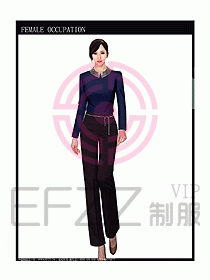 專賣店營業員服裝設計圖1030